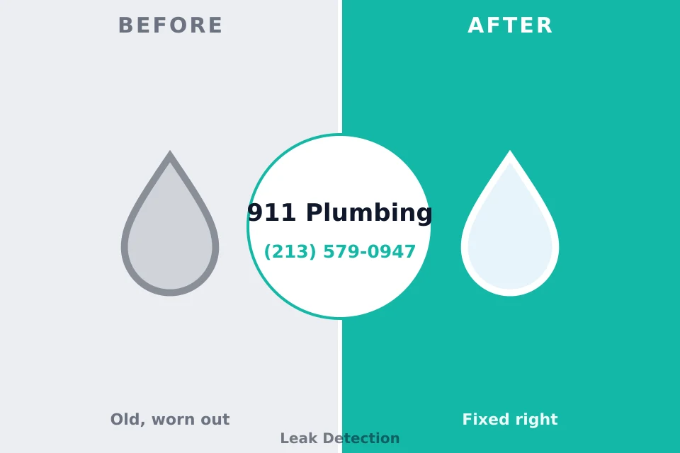 Before and after: plumbing repair Wellington, CO